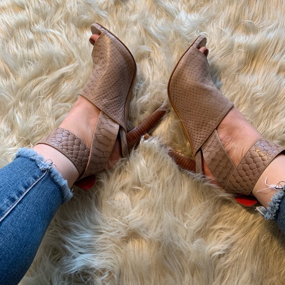 Jeffrey Campbell croc open toe shoes - Picture 5 of 7